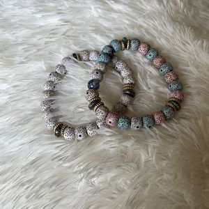 Beaded bracelet pack of 2 chakra bracelets NWOT